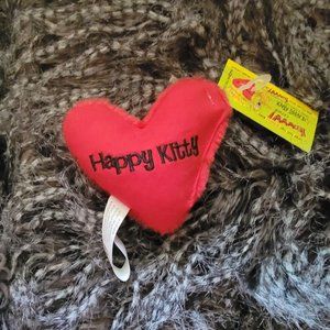 Yeowww Ducky catnip single heart toy...Fresh!!